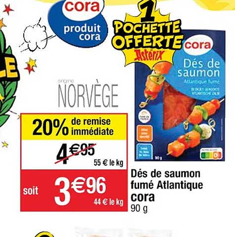 Dés De Saumon Fumé Atlantique Cora