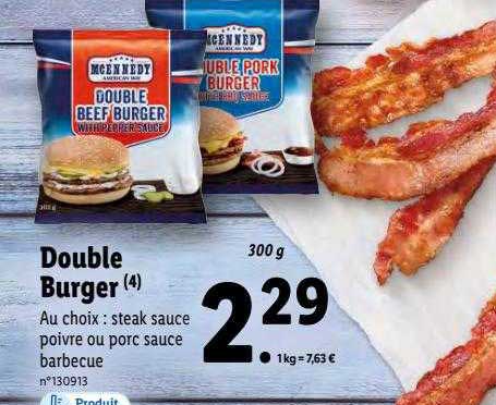 Double Burger Mcennedy