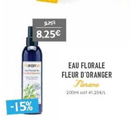 eau florale fleur d'oranger florame