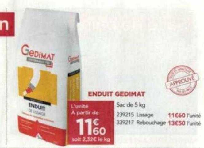enduit gedimat
