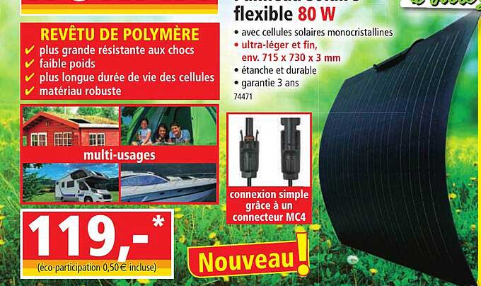 flexible 80w