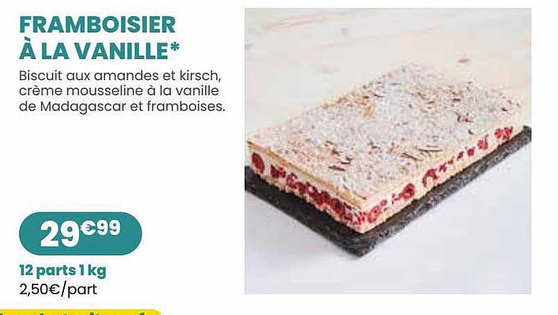 Framboisier à La Vanille