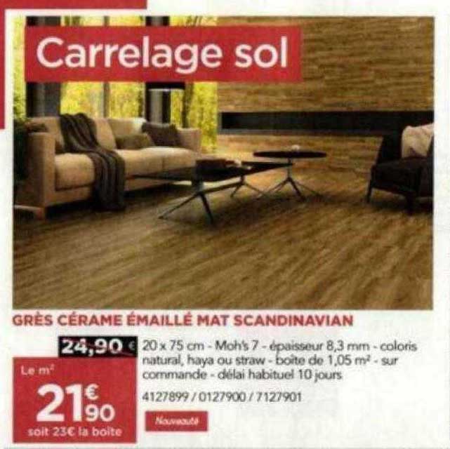 grès cérame émaillé mat scandinavian