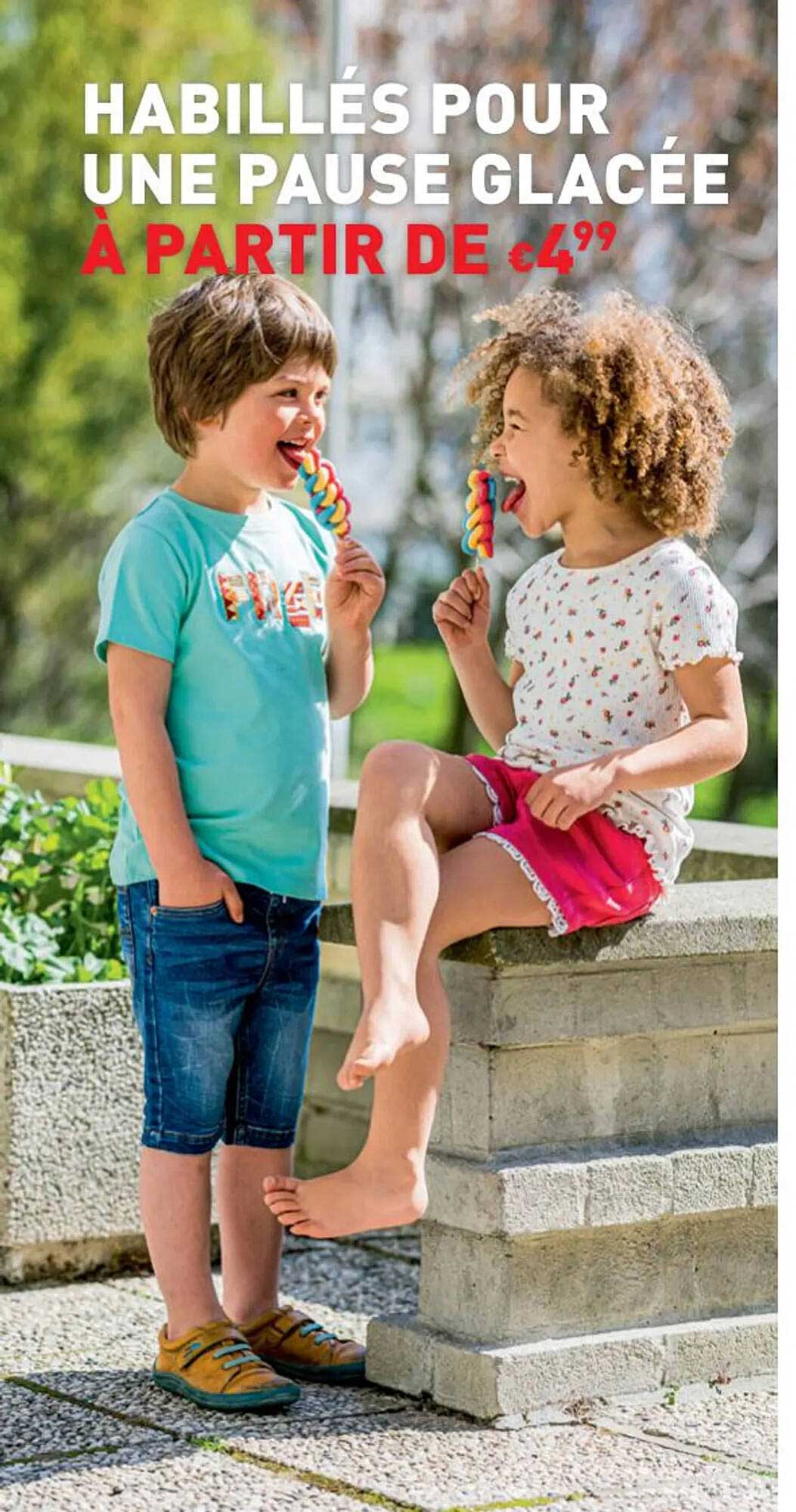habillés pour une pause glacée