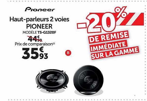 haut-parleurs 2 voies pioneer