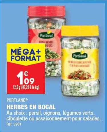 Herbes En Bocal Portland