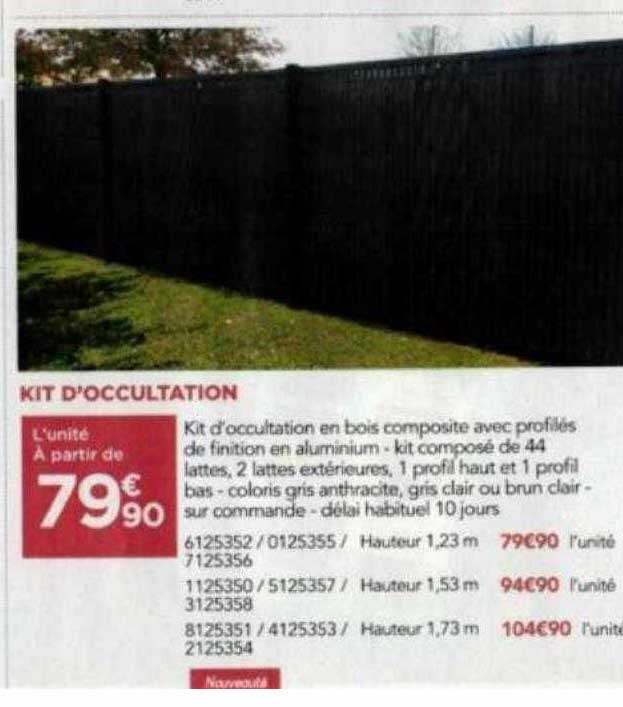 kit d'occultation