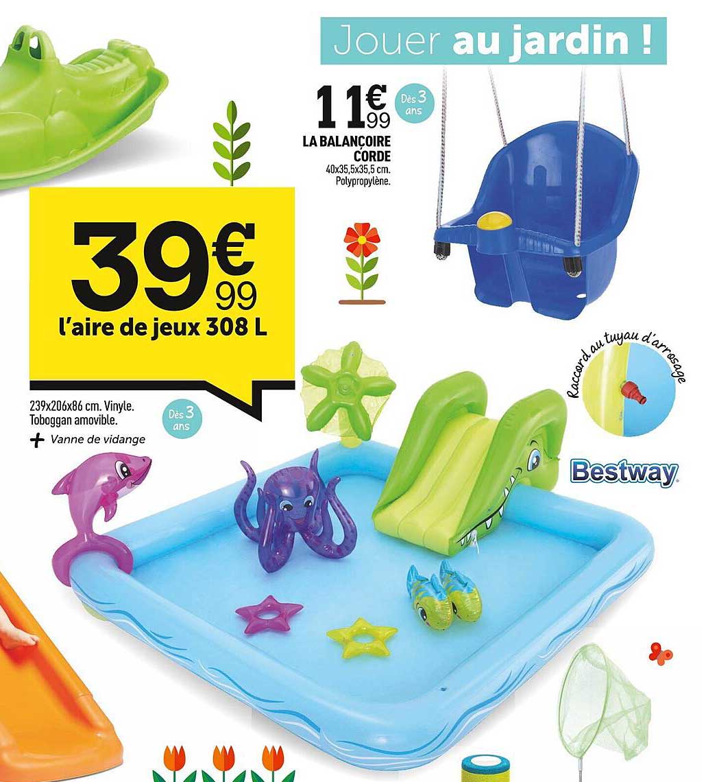 la balançoire corde bestway