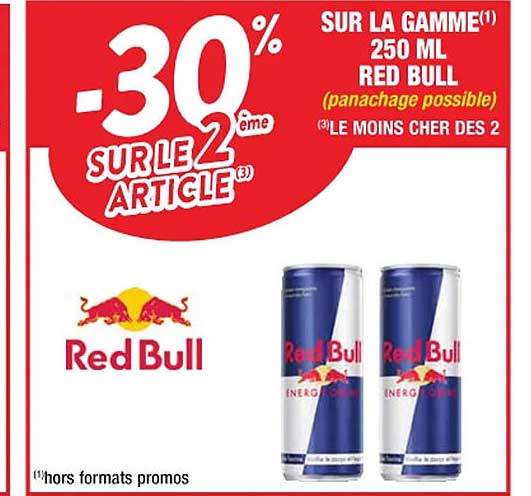 la gamme 250m red bull