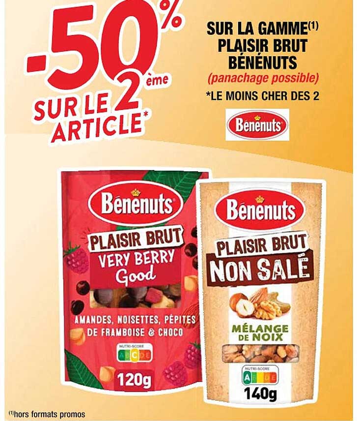 La Gamme Plaisir Brut Bénénuts