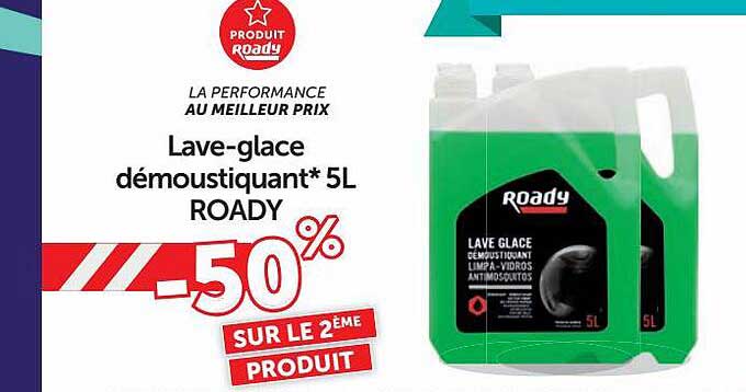 lave-glace démoustiquant 5l roady