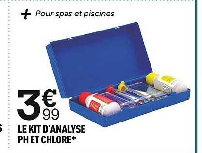 le kit d'analyse ph et chlore