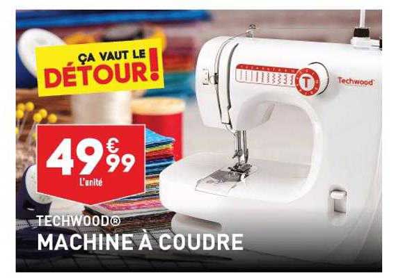 machine à coudre techwood