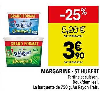 margarine - st hubert