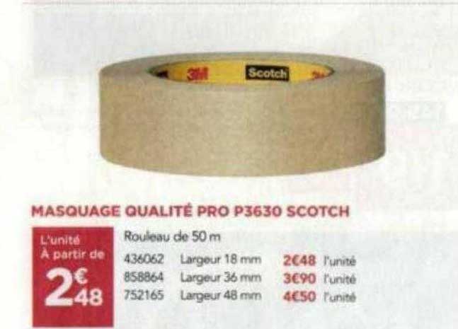 Masquage Qualité Pro P3630 Scotch