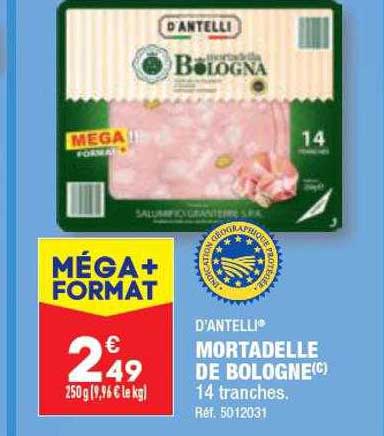 Mortadelle De Bologne D'antelli