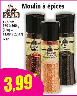 moulin à épices oase der gewürze