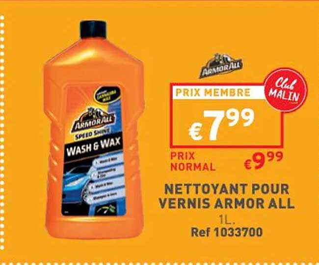 nettoyant pour vernis armor all