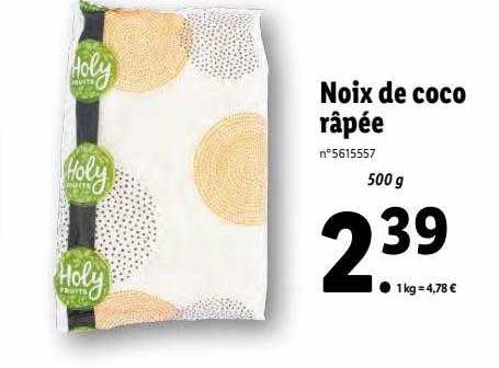 noix de coco râpée holy fruits