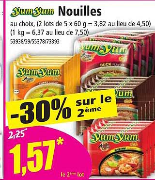 nouilles yum yum