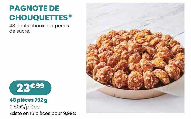 pagnote de chouquettes