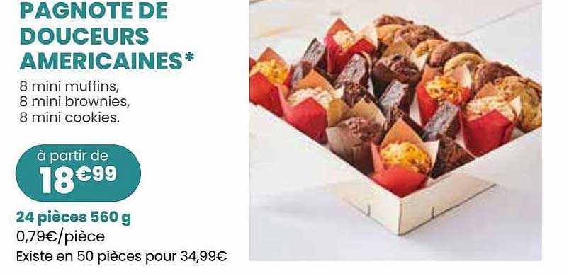 pagnote de douceurs américaines