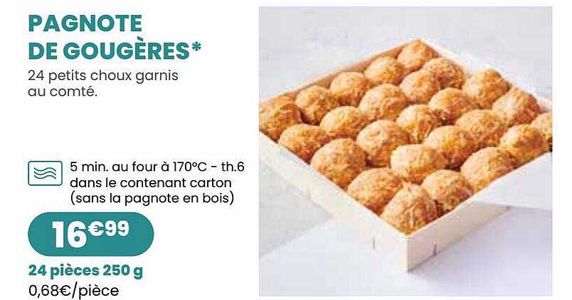 pagnote de gougères