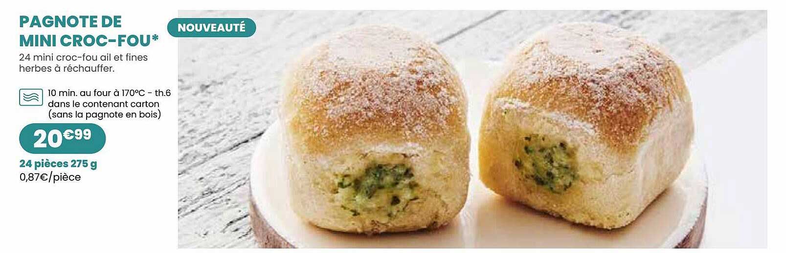 pagnote de mini croc-fou