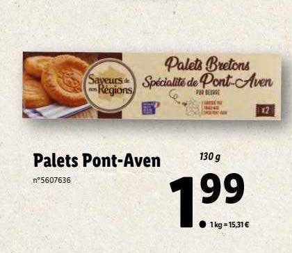palets pont-aven saveurs de nos régions