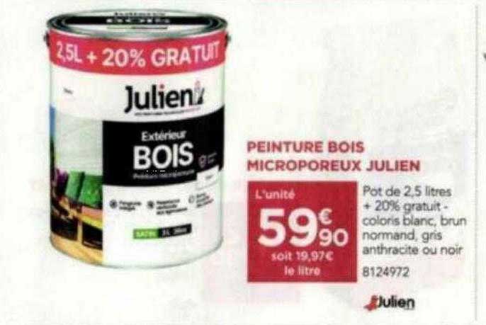 Peinture Bois Microporeux Julien