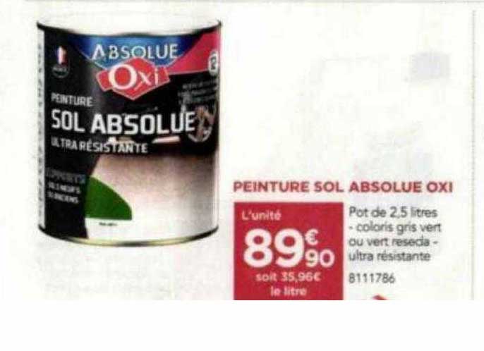peinture sol absolue oxi