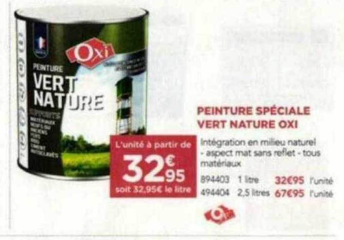 Peinture Spéciale Vert Nature Oxi