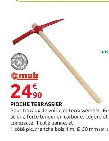 pioche terrassier mob