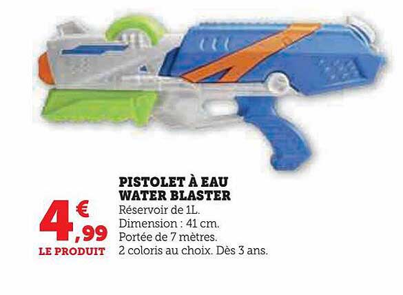 pistolet à eau water blaster