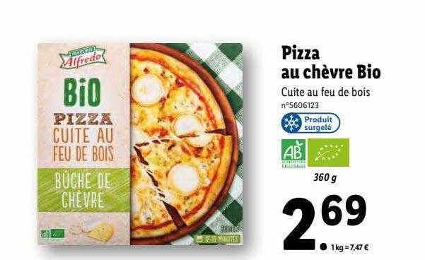 Pizza Au Chèvre Bio Alfredo