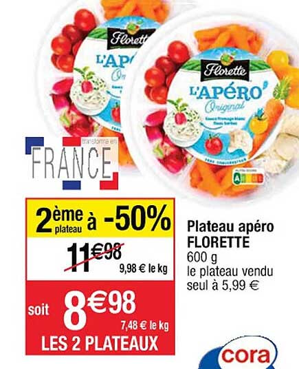 Plateau Apéro Florette