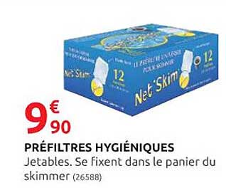 préfiltres hygiéniques