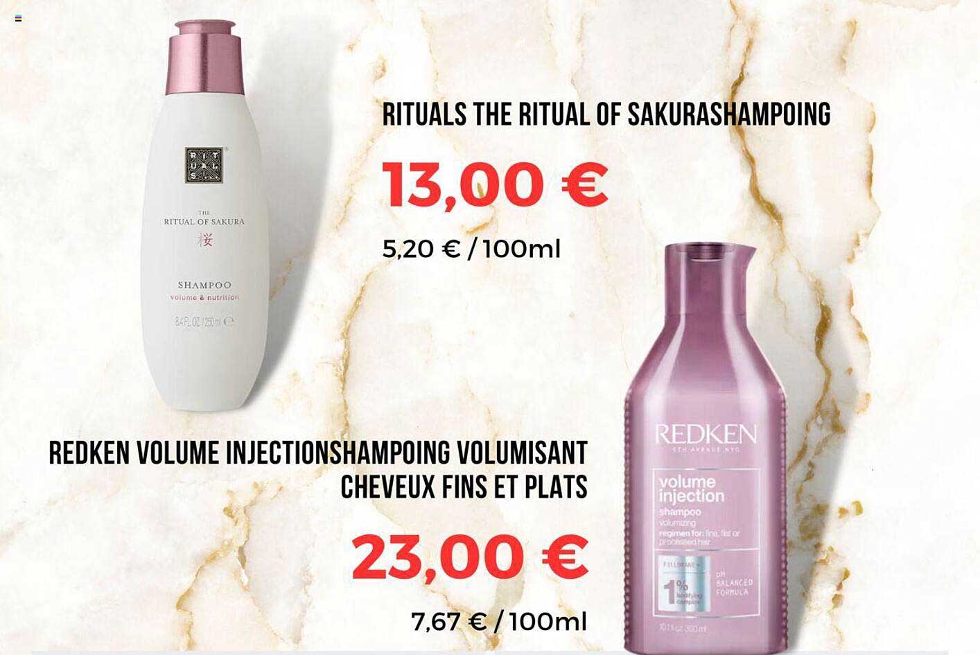 rituals the ritual of sakura shampoing, redken volume injectioni shampoing volumisant cheveux fins et plats