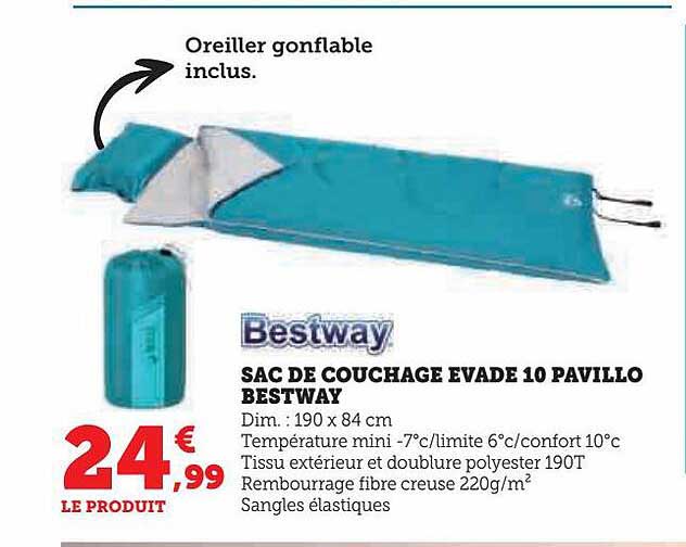 Sac De Couchage évadé 10 Pavillo Bestway
