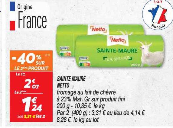 sainte maure netto