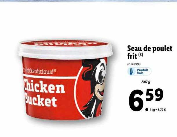 seau de poulet frit
