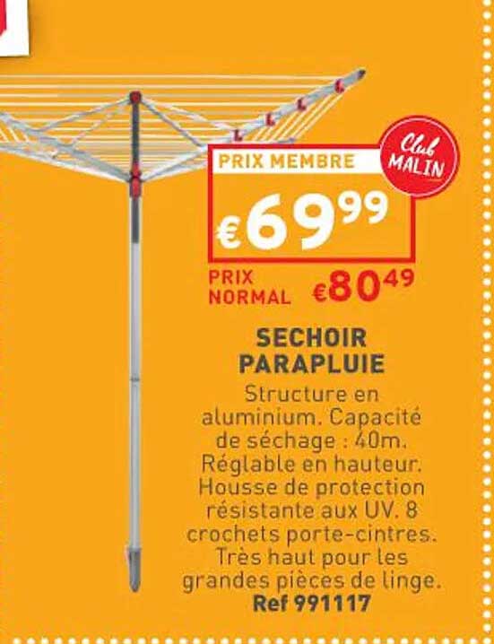 Séchoir Parapluie