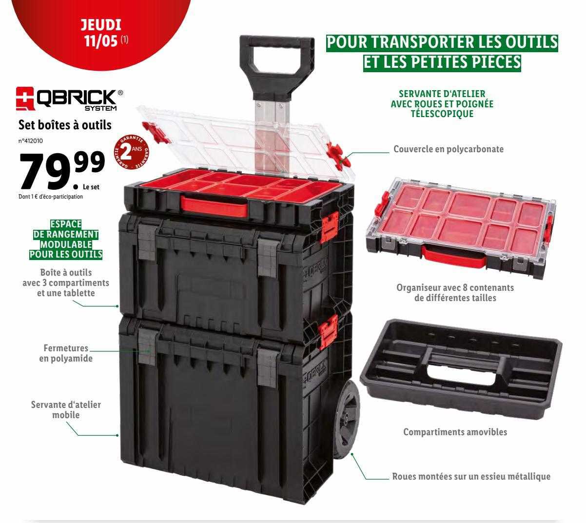 set boîtes à outils qbrick