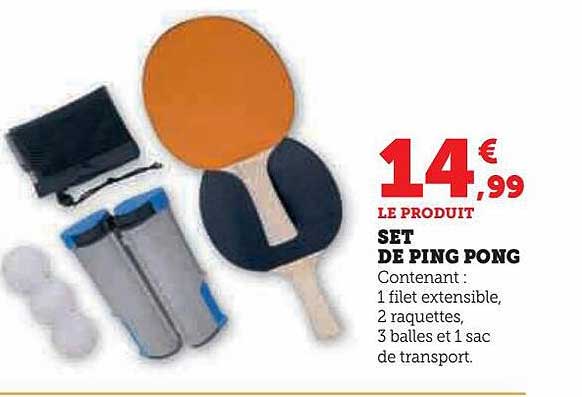 set de ping pong