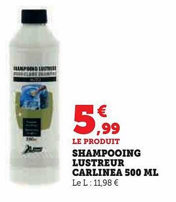 Shampooing Lustreur Carlinéa 500ml