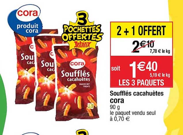 Soufflés Cacahuètes Cora