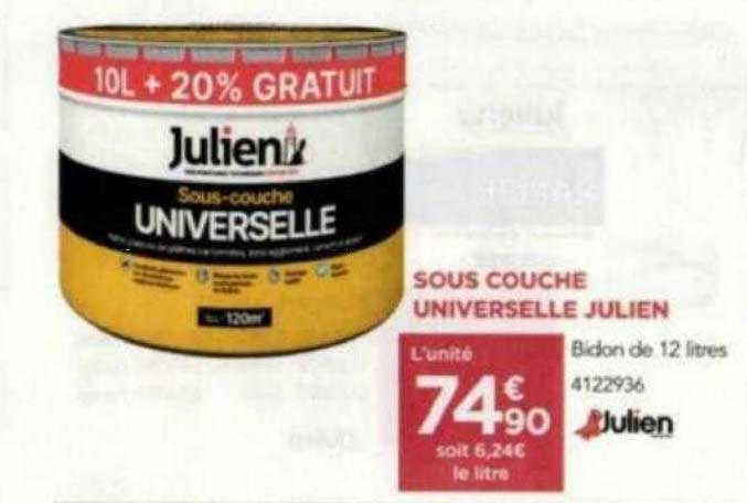 sous couche universelle julien