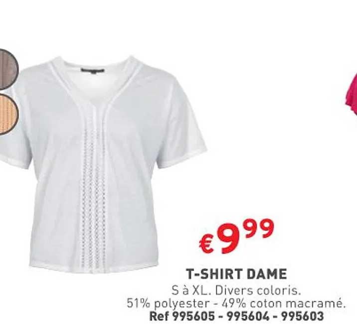 t-shirt dame