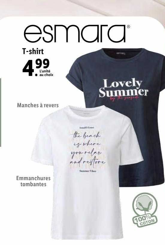 t-shirt esmara