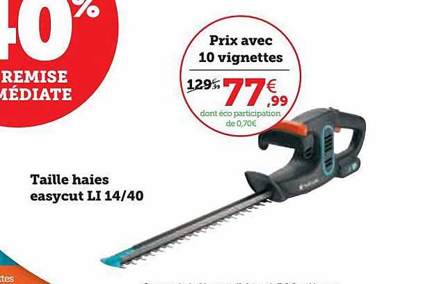 taille haies easycut li 14-40